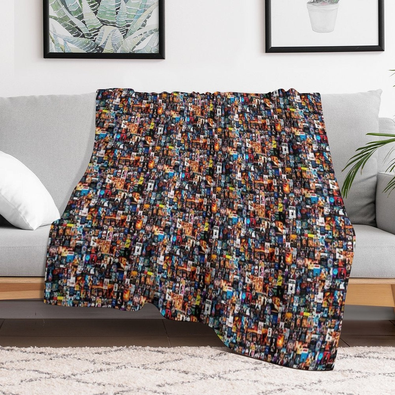 90s Movie Montage Multi-functional Throw Blanket