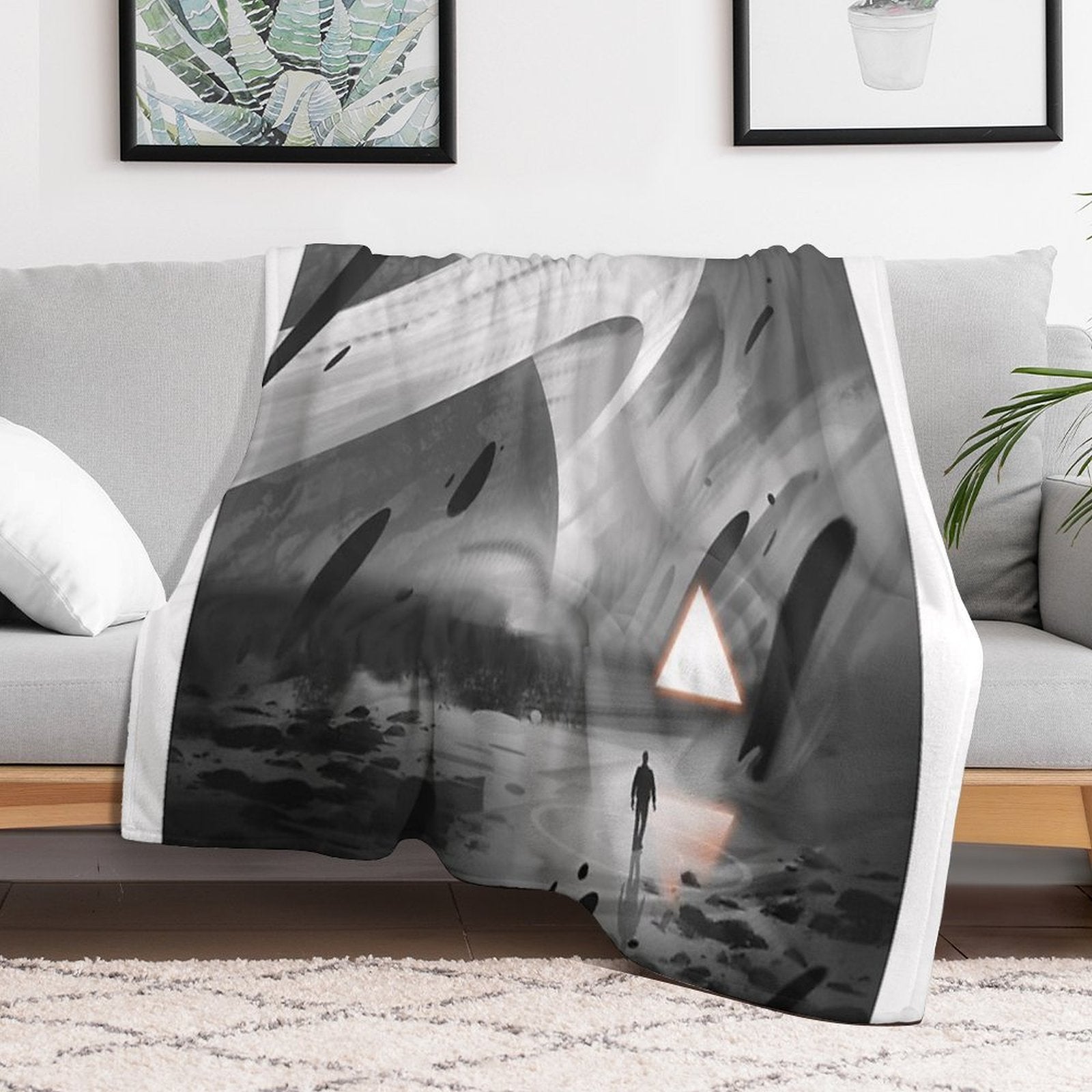 Inkworld Plush Throw Blanket