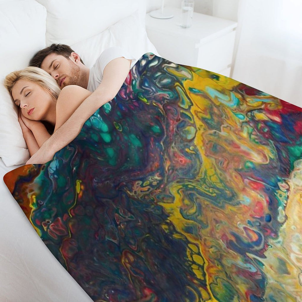 Drink The Kool-Aid Velvety-soft Throw Blanket