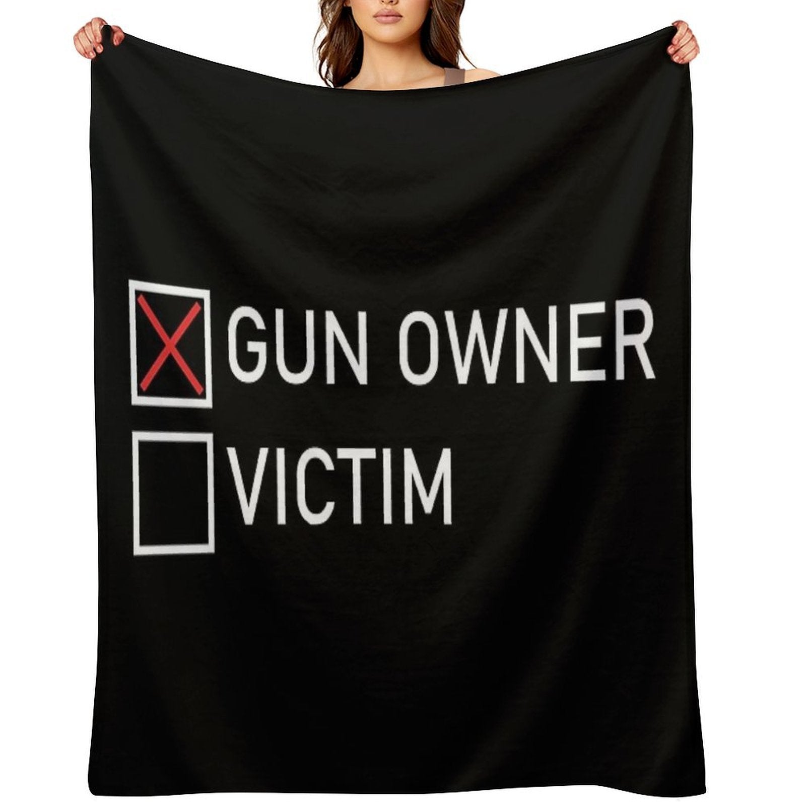 Gun Owner - Victim Multi-functional Throw Blanket