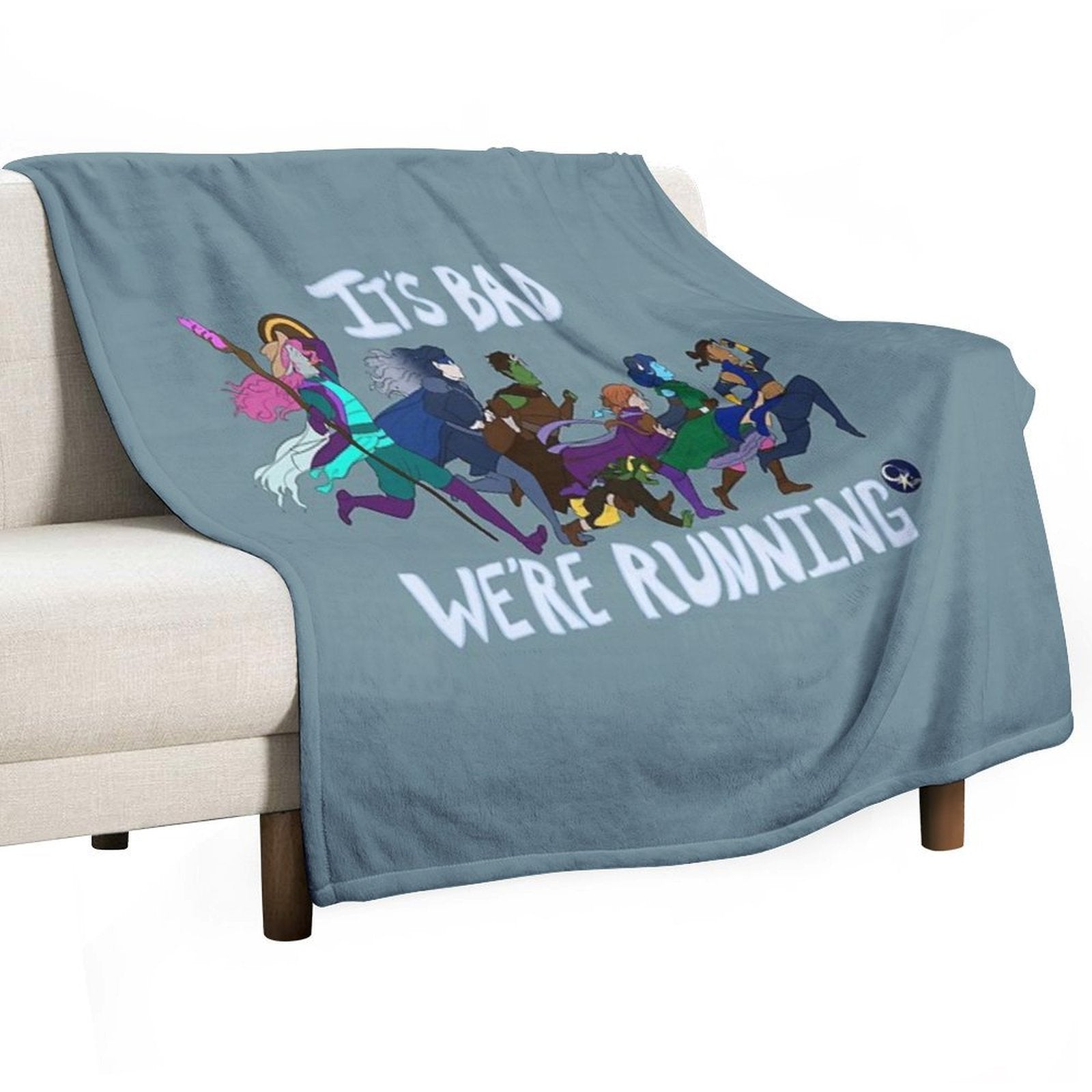 It's Bad, We're Running Lightweight Throw Blanket