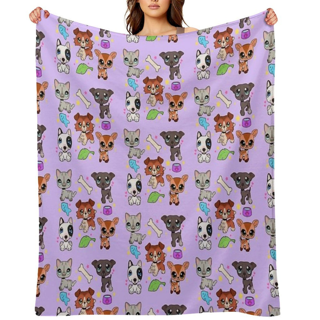 LPS Bunch Compact Throw Blanket