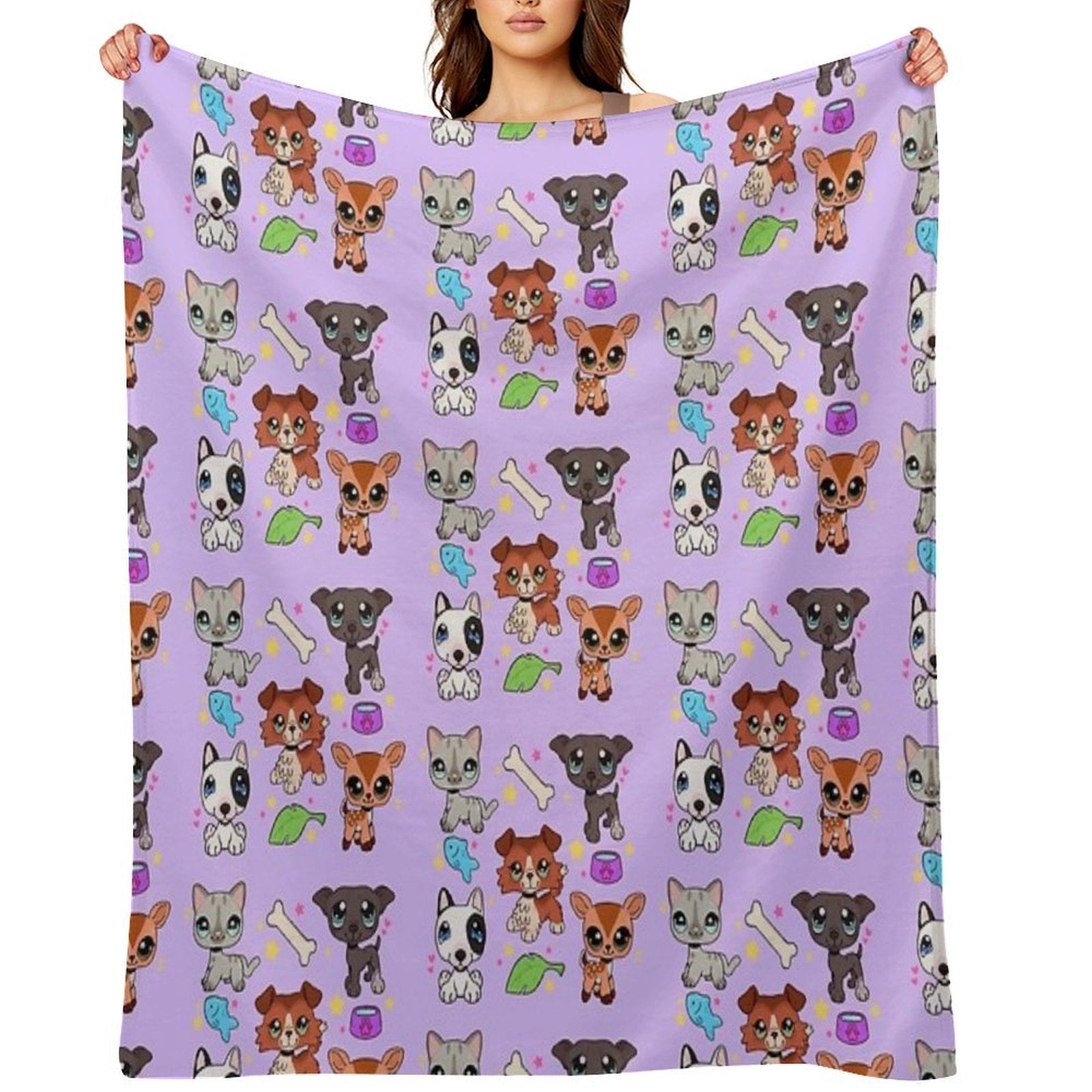 LPS Bunch Compact Throw Blanket