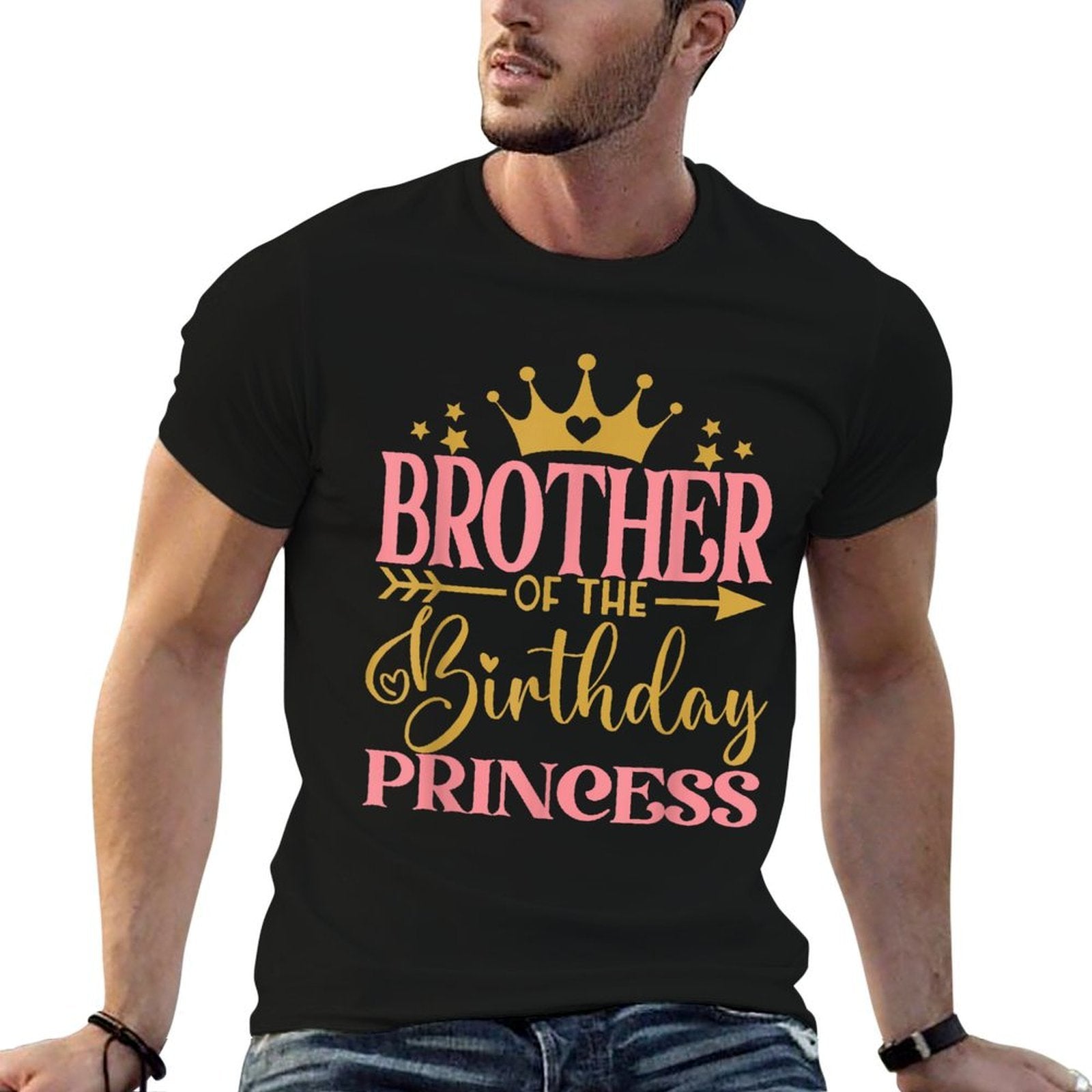 Brother of The Birthday for Girl - 1st Birthday Princess  Stretchy T-Shirt