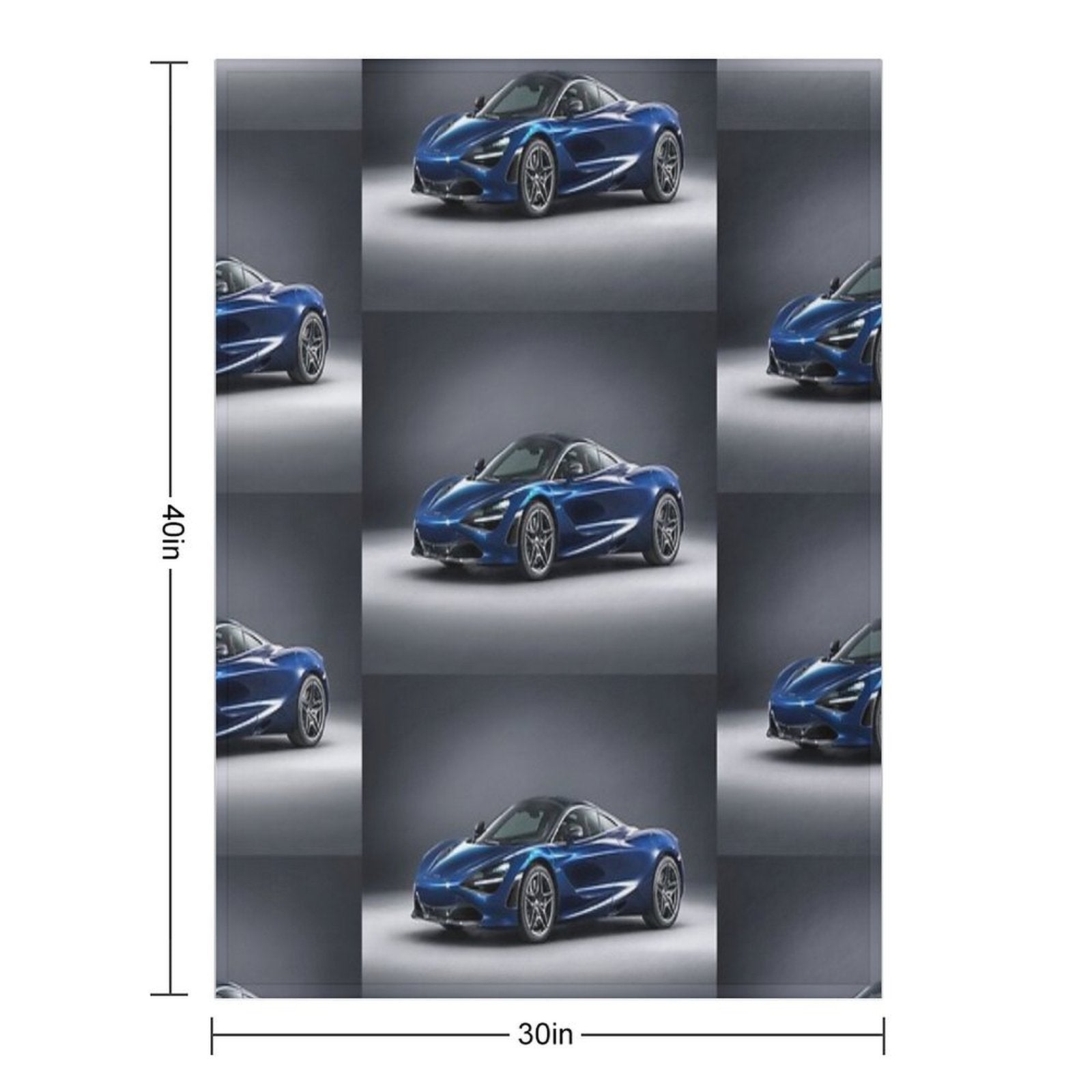 McLaren 720s Shrink-resistant Throw Blanket