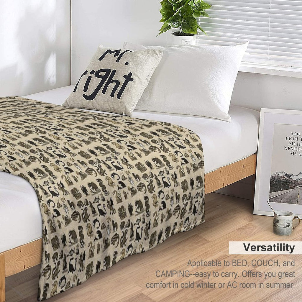 Sea Monsters Collection Comfort Throw Blanket