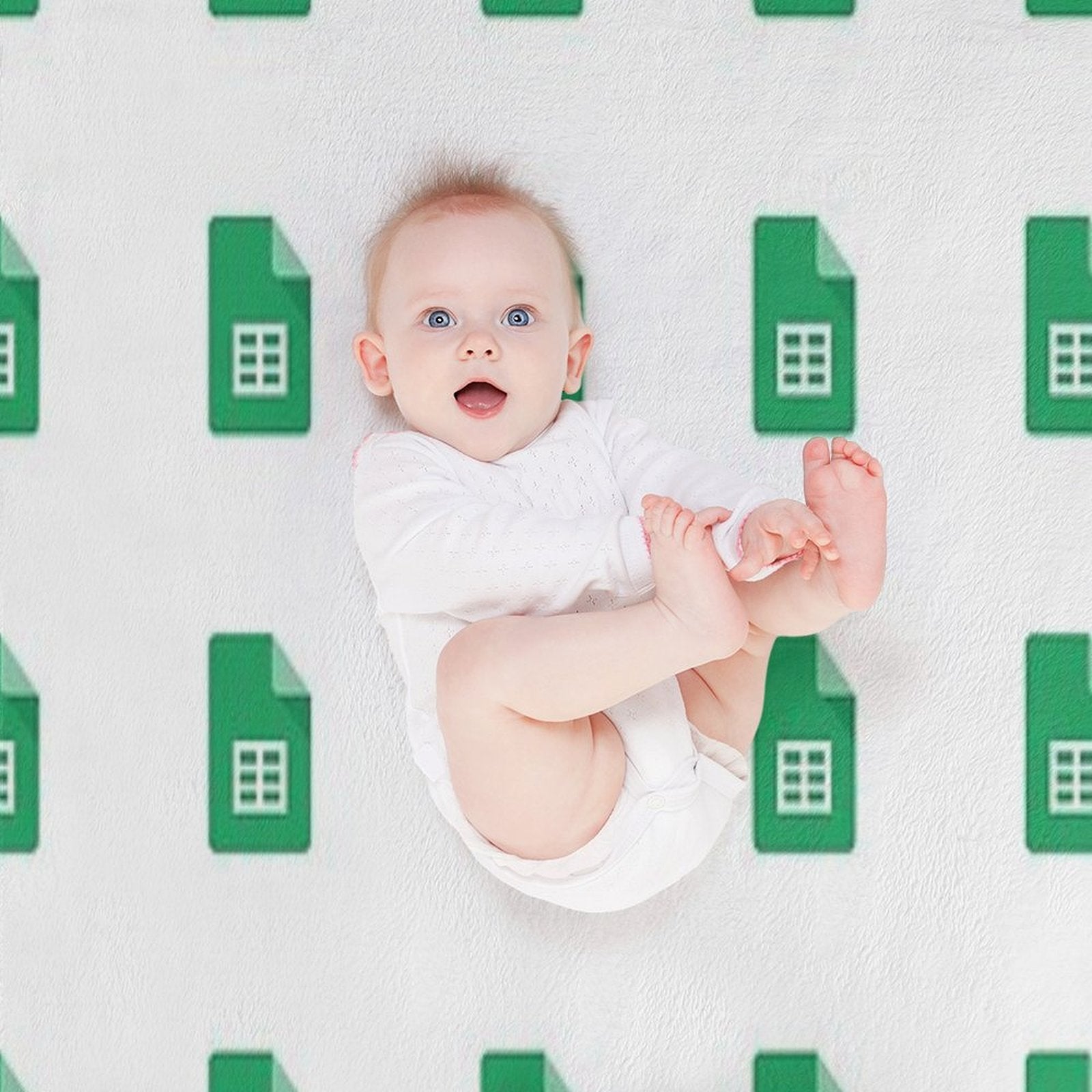 Google Sheets Durable Throw Blanket