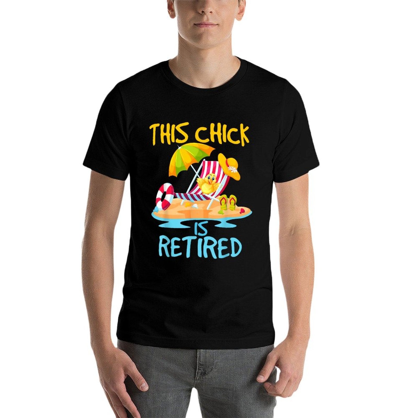 This Chick Is Retired Women Retirement  Wrinkle-resistant T-Shirt