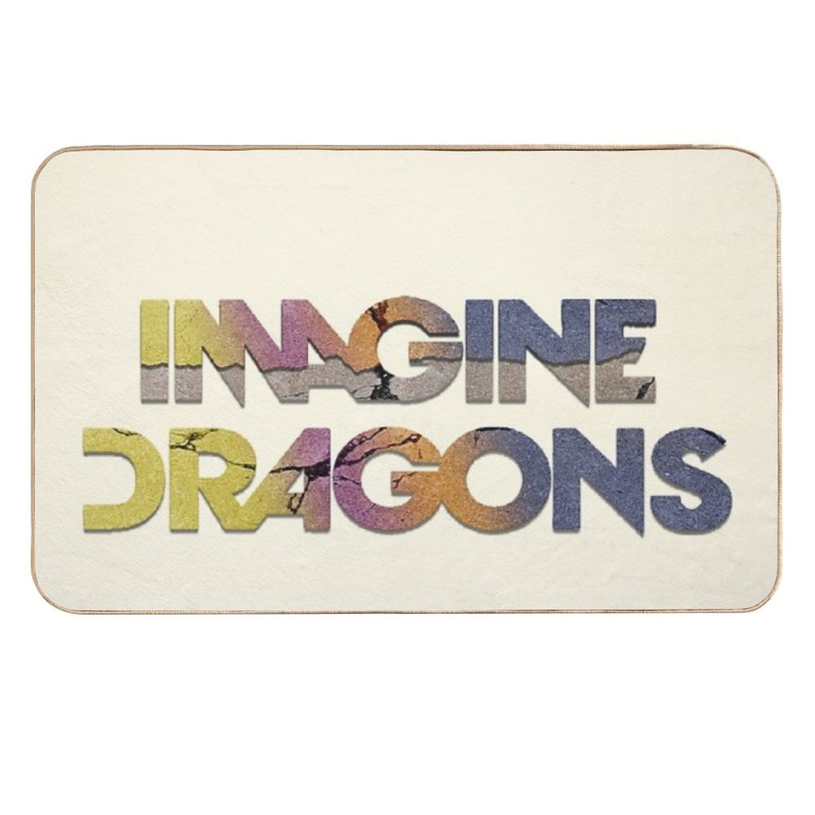 Imagine Dragons Cracks  Long-Lasting Bath Mat