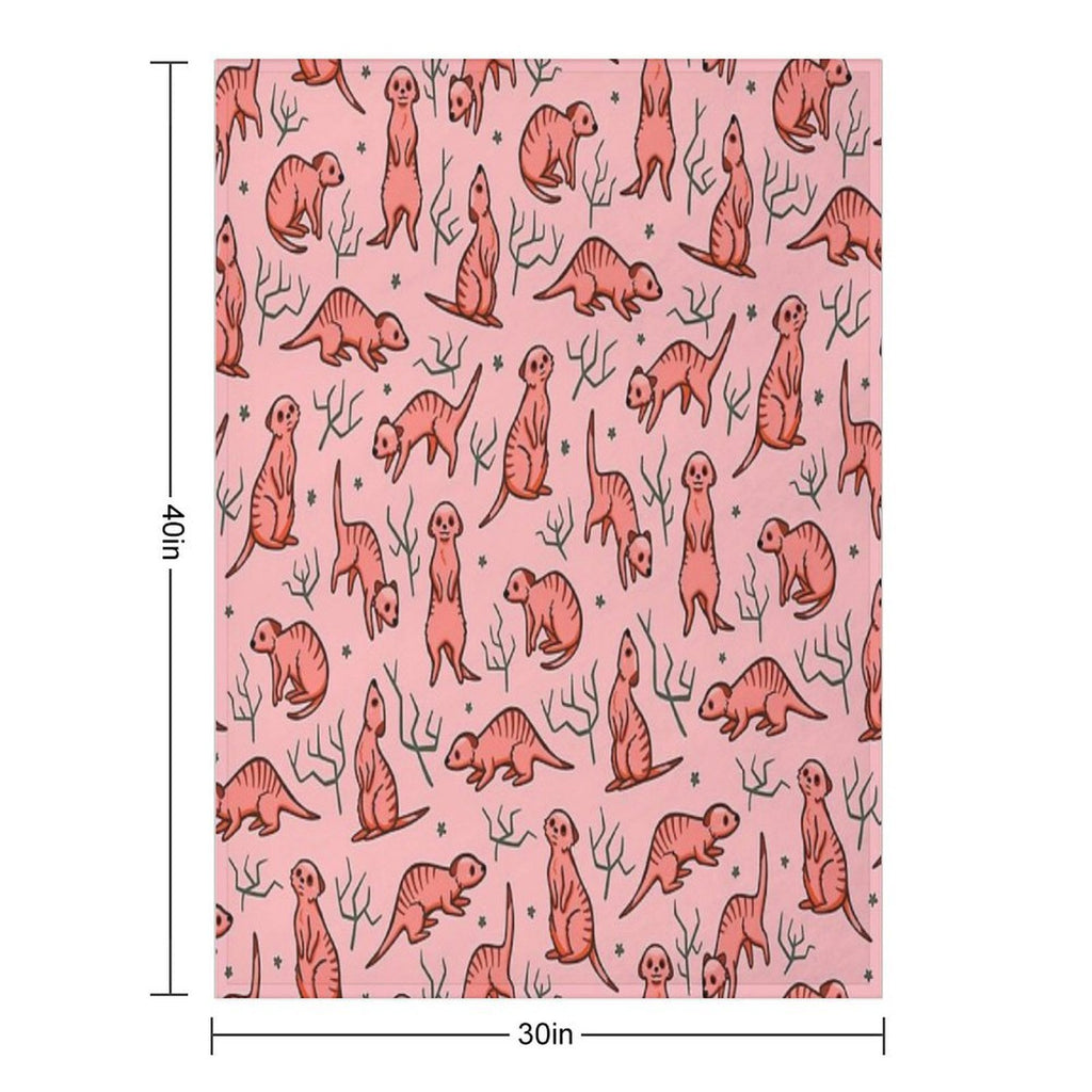 Major Meerkats All-season Throw Blanket