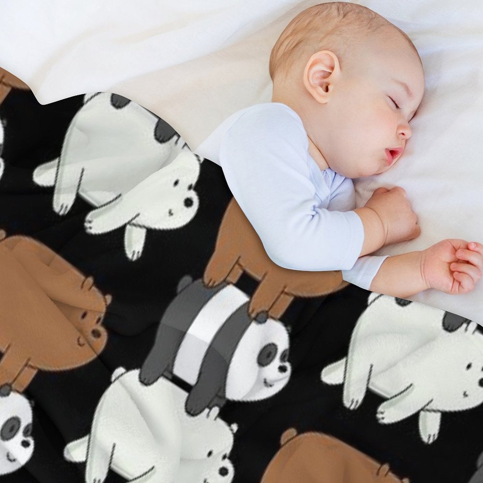 We Bare Bears Lightweight Throw Blanket