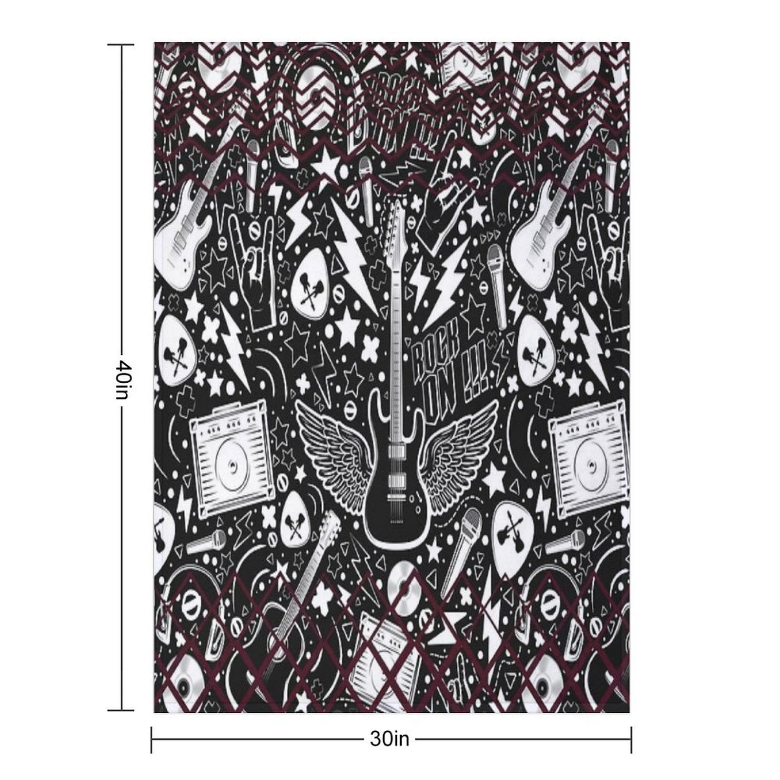 Rock Stampade Multi-functional Throw Blanket