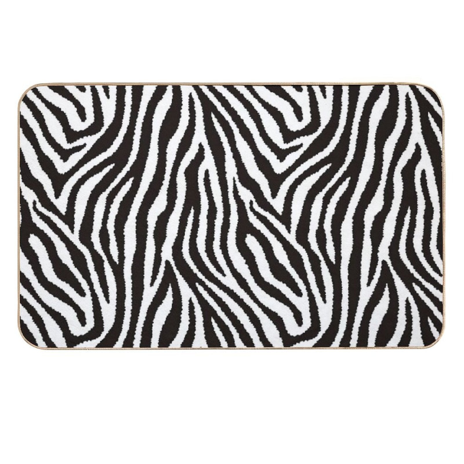 Zebra Pattern  Pet-Safe Bath Mat