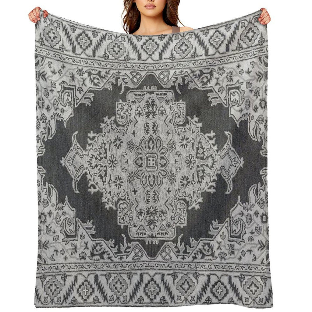 Persian Vintage Bronte Shadow Gift-ready Throw Blanket
