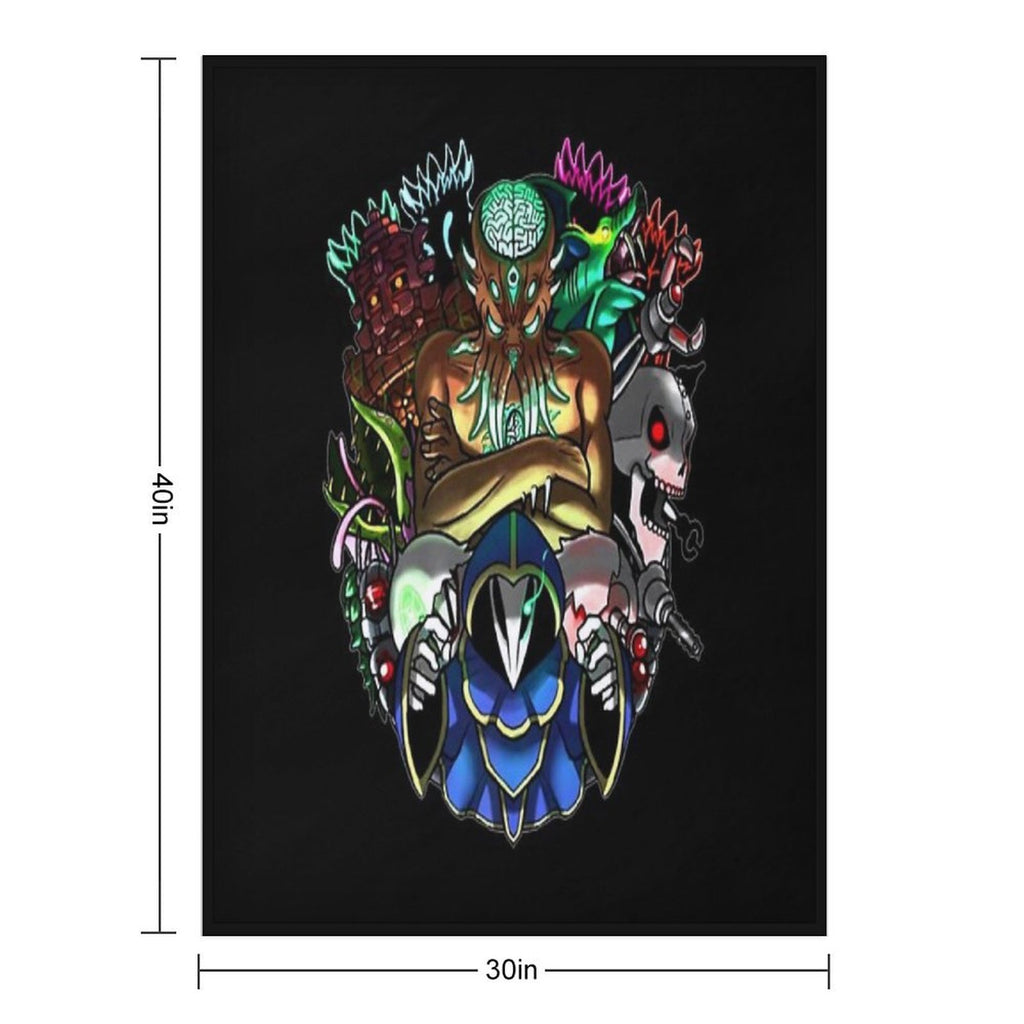 Terraria Game Funny Design Premium Throw Blanket