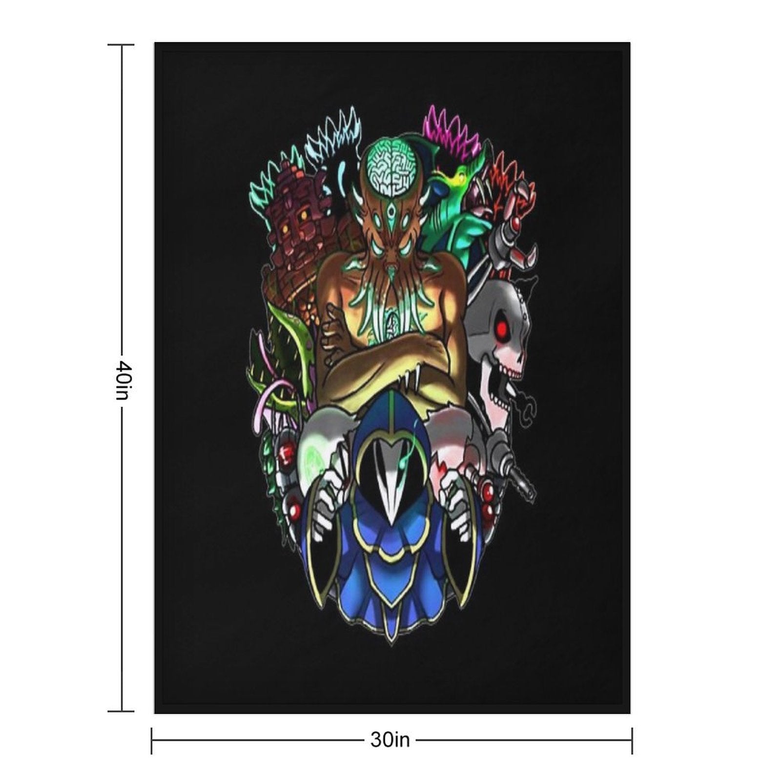 Terraria Game Funny Design Premium Throw Blanket