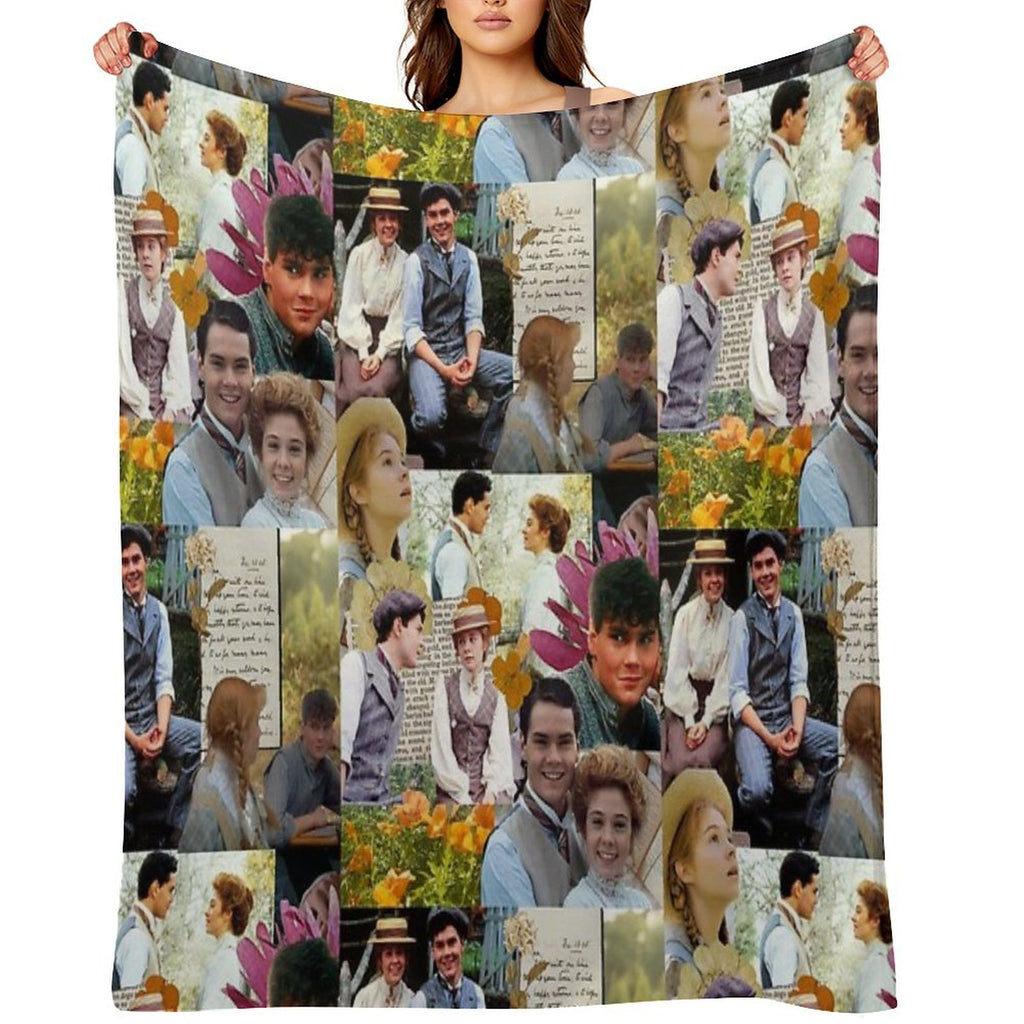Anne of Green Gables Collage Comfort Throw Blanket