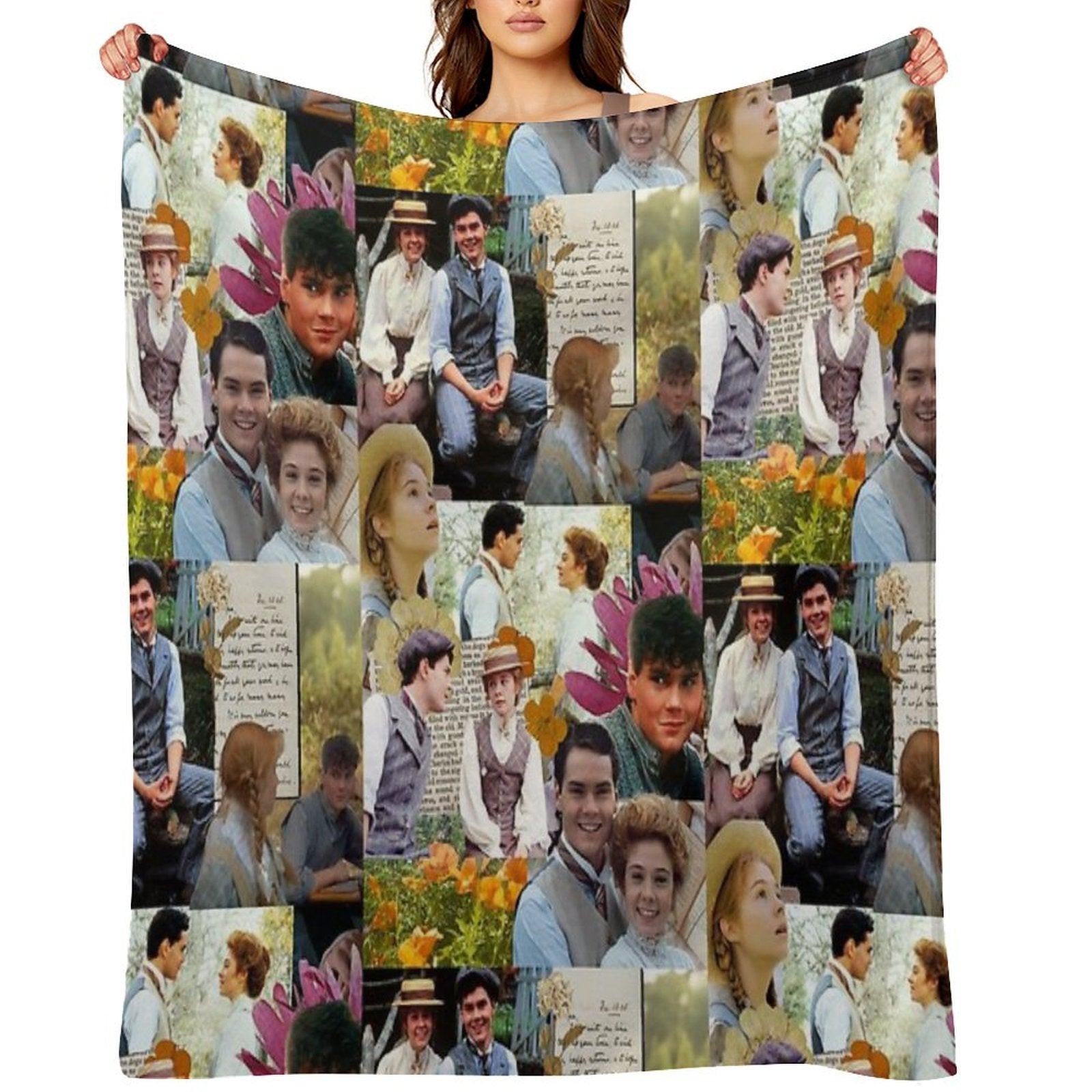 Anne of Green Gables Collage Comfort Throw Blanket