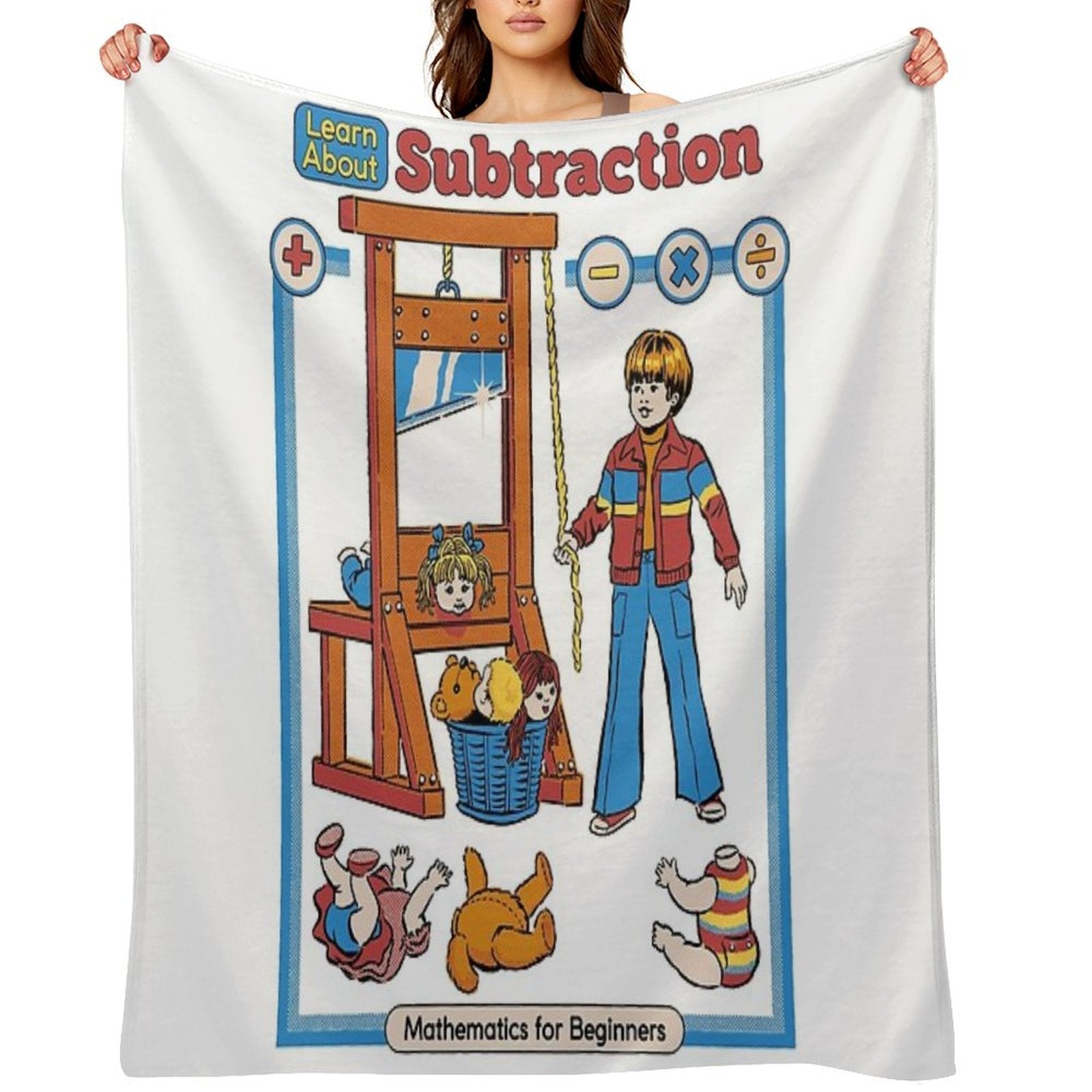 Learn About Subtraction All-season Throw Blanket