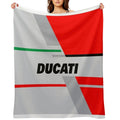 DUCATI Team R Plush Throw Blanket