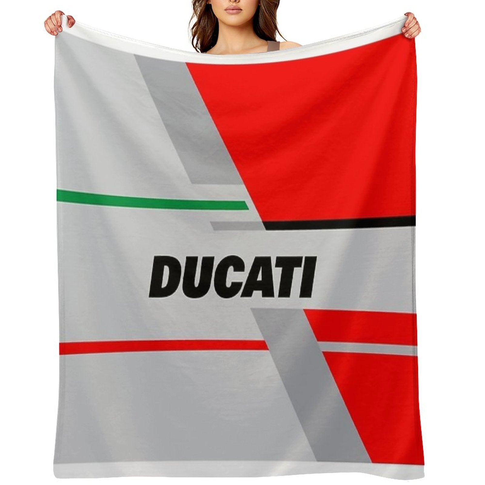 DUCATI Team R Plush Throw Blanket